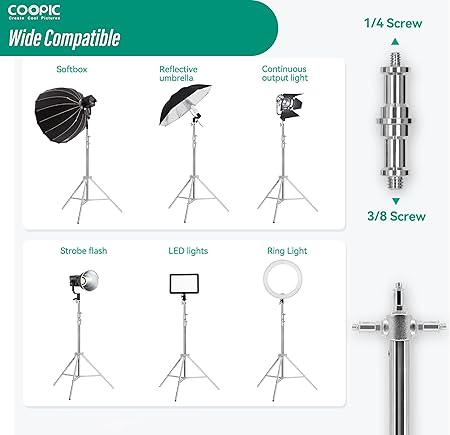 L-280M Stainless Steel Light Stand L-280M Stainless Steel Light Stand